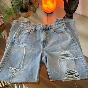 Pacsun Light Wash Mom Jeans
